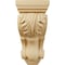 Ekena Millwork 4 1/2"W x 5"D x 10"H Medium Traditional Acanthus Corbel, Alder CORW04X05X10TAAL - alternate 4